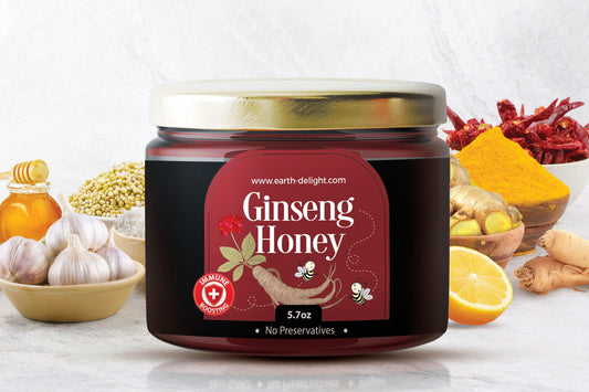 Ginseng Honey 5.7 oz - Earth Delight